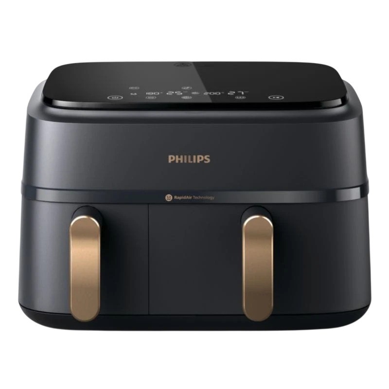 Freidora de aire Philips 3000 Series NA352/00 Doble cesta 9 L 2750W 8 programas pantalla táctil