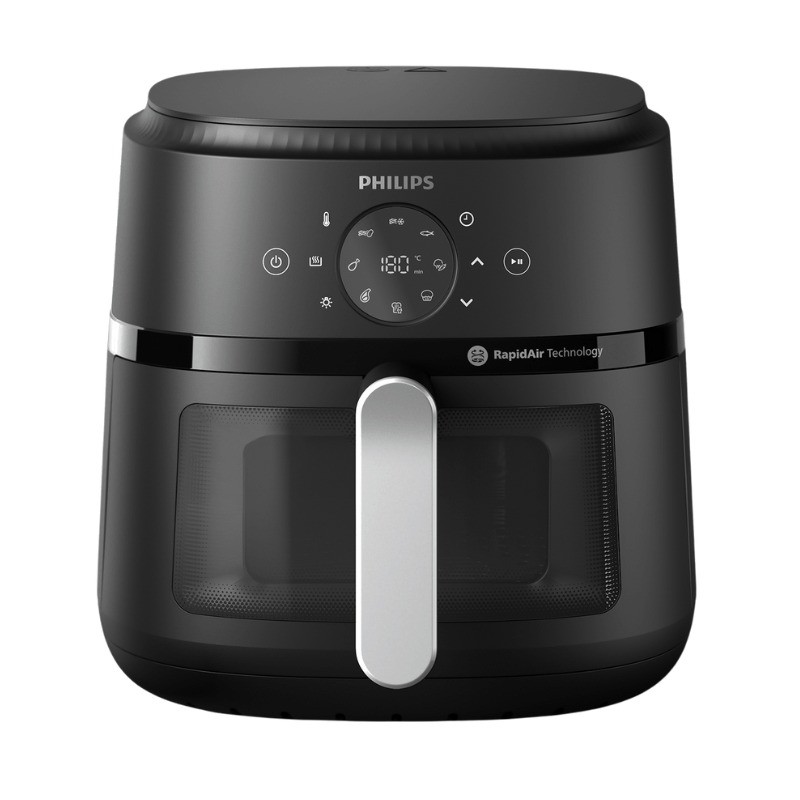 Freidora de aire Philips 2000 Series 6,2 L Plata 1700W 9 programas pantalla táctil