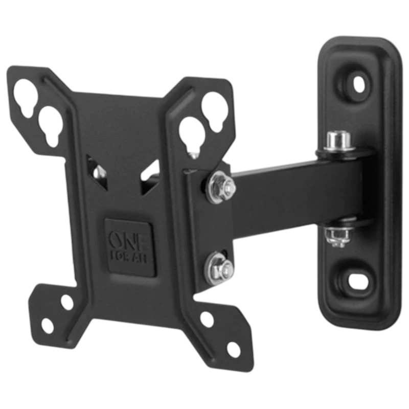 Soporte para TV One For All WM2141 Giratorio e Inclinable 27" VESA 100x100 mm Negro