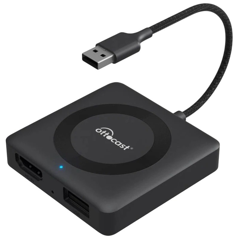 Adaptador Ottocast MAX CA361-C4 Miracast para el coche inalámbrico Bluetooth 5.0