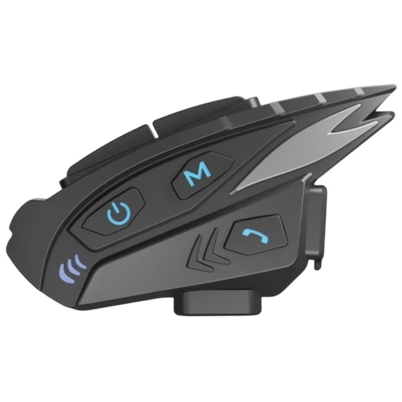 Intercomunicador para moto Hysnox Shark Pro Full Duplex 8 interlocutores conversación simultánea Bluetooth 5.1 28h