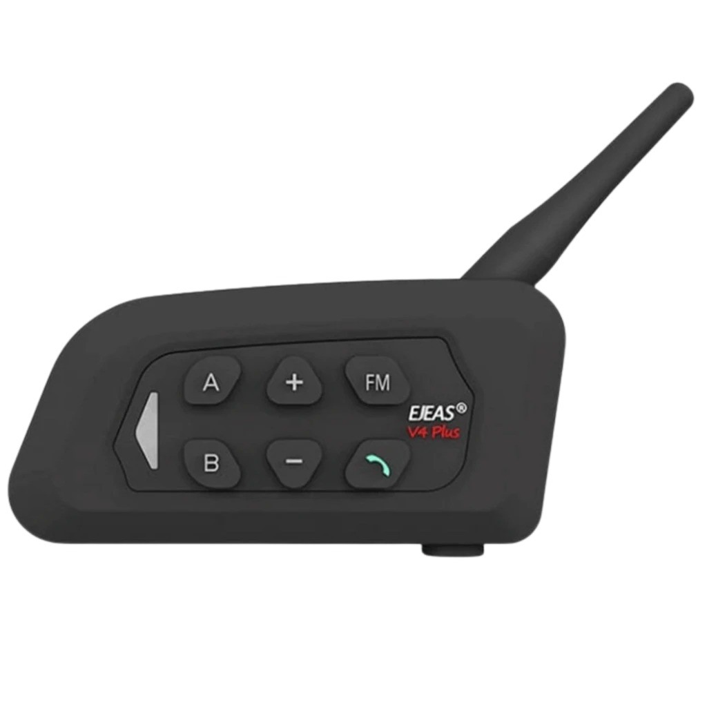 EJEAS V4 Plus Bluetooth 5.1 Comunicación 4 Pilotos 1500m IP65 18h Intercomunicador moto