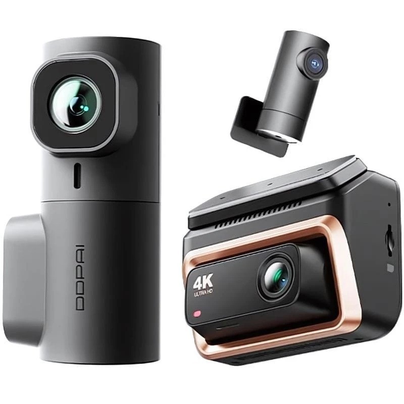 Dashcam DDPAI Z60 Pro 4K Three WiFi 5GHz 3 pulgadas visión nocturna modo parking