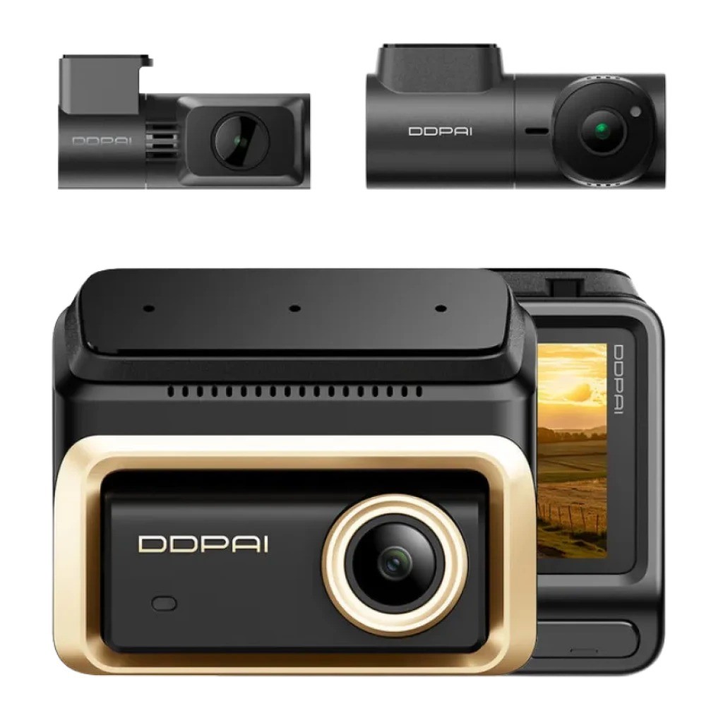 Dashcam DDPAI Z90 Master 3CH 4K GPS WiFi 5GHz 3 pulgadas visión nocturna modo parking supercondensador ADAS