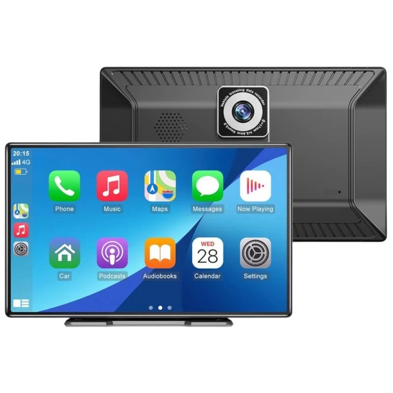 Dash Cam SD9060 Pantalla táctil universal 9 pulgadas Inalámbrico Carplay/Apple/Android