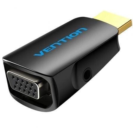 Adaptador Conversor Vention HDMI Macho a VGA Hembra Audio Jack 3.5mm