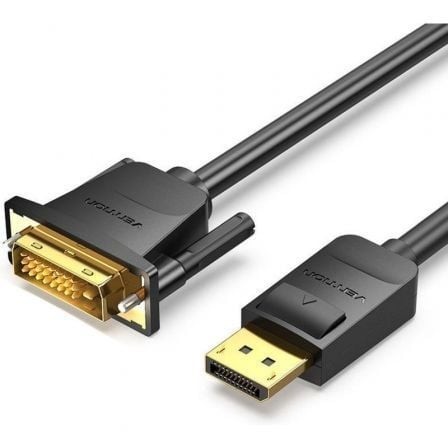 Cable Conversor Vention DisplayPort Macho - DVI Macho Negro