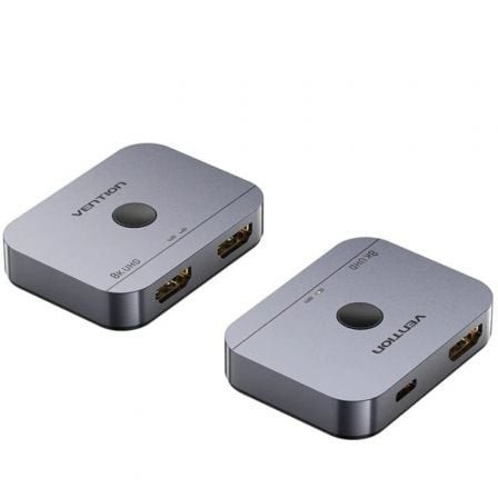 Switch Conmutador 8K HDMI 2.1 Bidireccional Vention HDMI Hembra USB-C Hembra - 2x HDMI Hembra