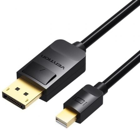 Cable Mini DisplayPort 1.4 4K Vention Mini DisplayPort Macho - DisplayPort Macho 2m Negro