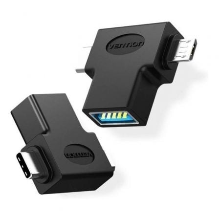 Adaptador USB 3.0 Vention USB Tipo-C Macho - MicroUSB Macho
