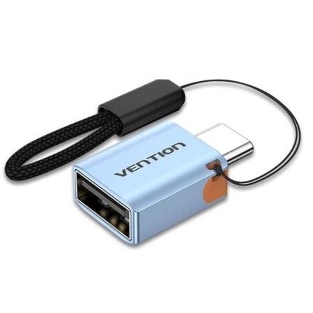 Adaptador OTG USB 3.1 Vention USB Tipo-C Macho - USB Hembra Azul