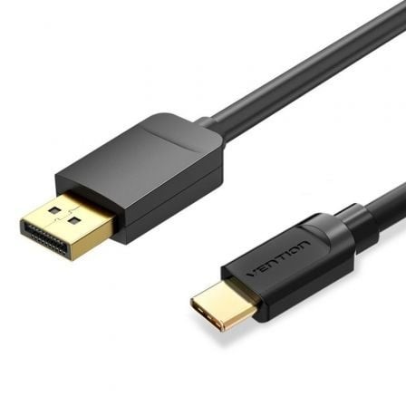 Cable Conversor Vention USB Tipo-C Macho - DisplayPort Macho 2m Negro