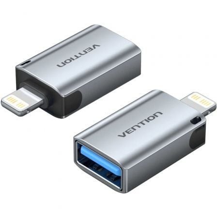 Adaptador OTG USB Vention USB Hembra - Lightning Macho Azul