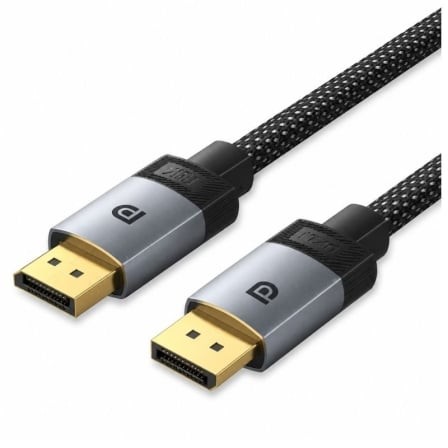 Cable DisplayPort 2.1 16K Vention DisplayPort Macho - DisplayPort Macho 3m Gris