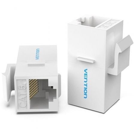 Adaptador Conector RJ45 Cat5 UTP RJ45 Hembra - RJ45 Hembra Blanco