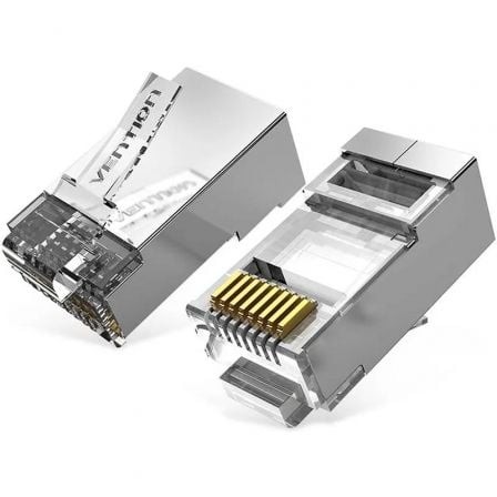 Conector RJ45 Cat.6A FTP 10 uds