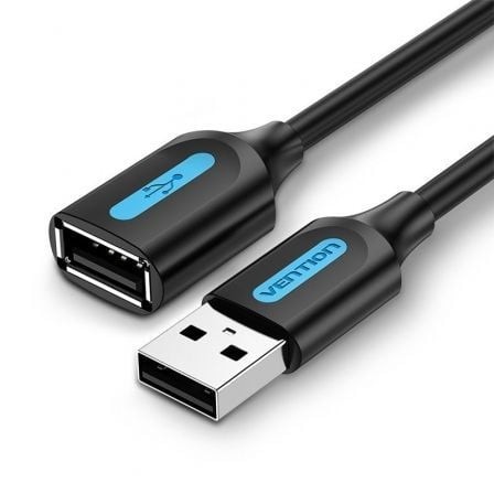 Cable Alargador USB 2.0 Vention USB Macho - USB Hembra Negro
