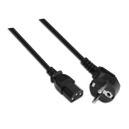 Cable Alimentación Aisens CEE(7-7) Macho - C13 Hembra Hasta 1500W Negro