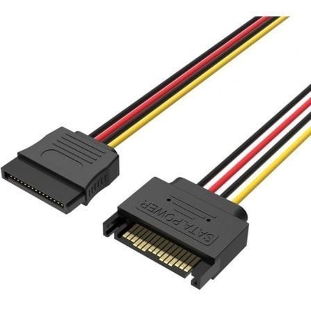 Cable Alimentación 15Pin Vention SATA Macho - SATA Hembra 30cm