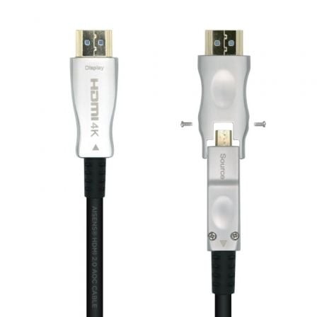 Cable HDMI 2.0 AOC 4K Desmontable Aisens HDMI Macho D Macho - HDMI Macho 30m Negro