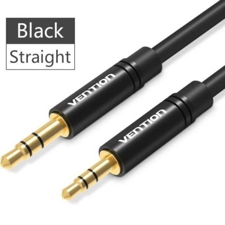 Cable Estéreo Vention Jack 3.5 Macho - Jack 2.5 Hembra 50cm Negro