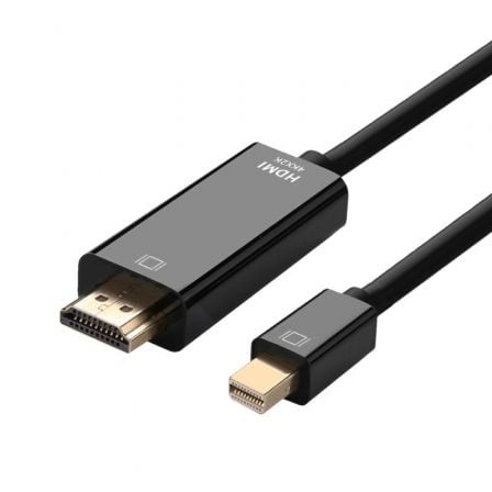 Cable Conversor Aisens Mini DisplayPort Macho - HDMI Macho Hasta 5W 2300Mbps 3m Negro