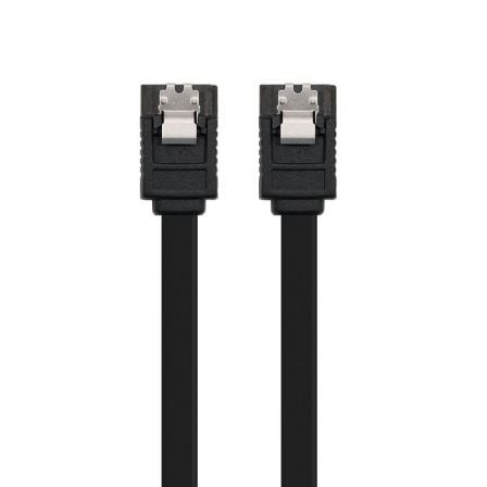 Cable SATA III Nanocable 50cm Negro