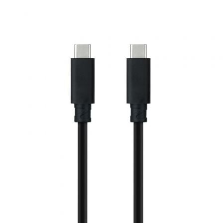 Cable USB 3.1 Tipo-C Nanocable USB Tipo-C Macho - USB Tipo-C Macho Hasta 100W 10Gbps