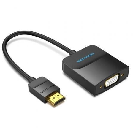 Conversor Vention HDMI Macho - VGA Hembra 15cm Negro