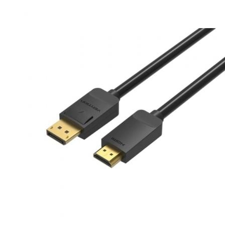 Cable Conversor Vention Displayport Macho - HDMI Macho Negro