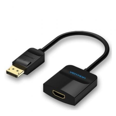 Conversor Vention DisplayPort Macho - HDMI Hembra 15cm Negro