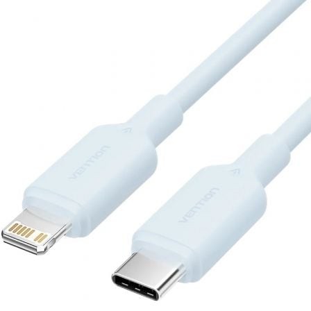 Cable USB 2.0 Tipo-C Lightning Vention USB Tipo-C Macho - Lightning Macho Hasta 27W 480Mbps