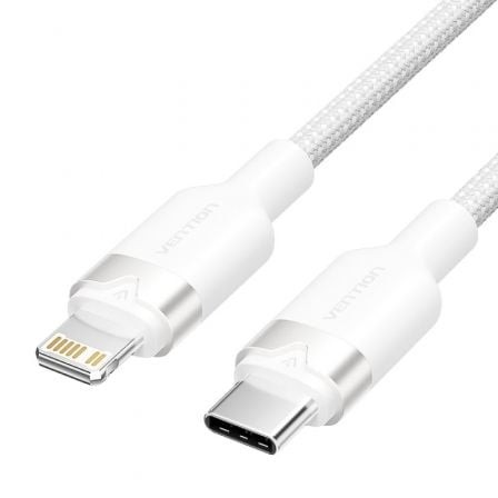 Cable USB Tipo-C Lightning Vention USB Tipo-C Macho - Lightning Macho 27W 480Mbps