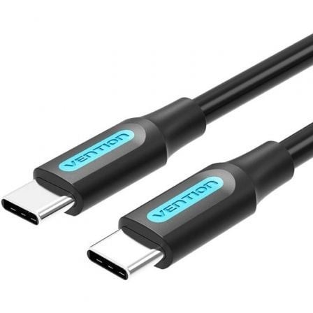 Cable USB 2.0 Tipo-C Vention USB Tipo-C Macho - USB Tipo-C Macho Hasta 60W 480Mbps
