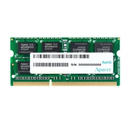 Memoria RAM Apacer DS.04G2K.KAM 4GB DDR3 1600MHz CL11 SO-DIMM