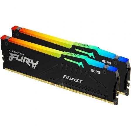 Memoria RAM Kingston FURY Beast RGB 2 x 16GB DDR5 6000MHz CL36 DIMM
