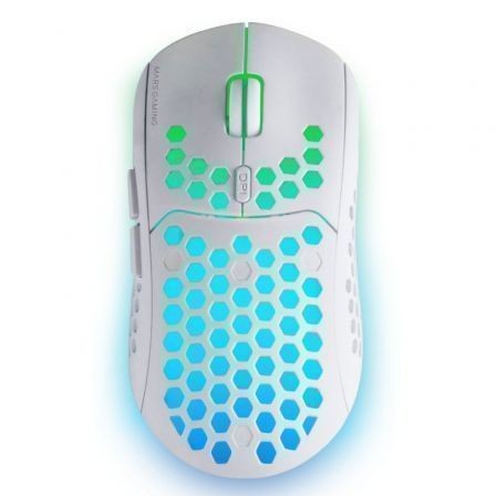 Ratón Gaming Inalámbrico Mars Gaming MMW3W Batería recargable Hasta 3200 DPI Blanco