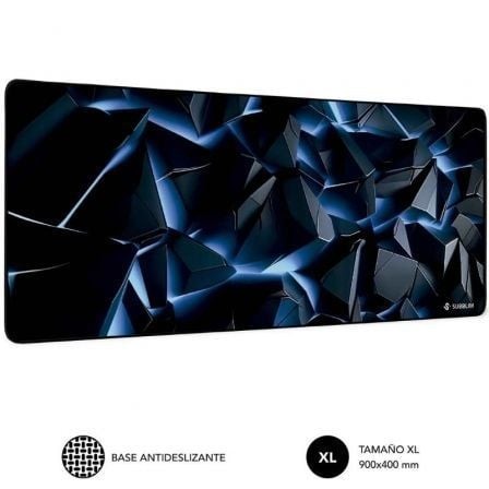Alfombrilla Subblim Blue Obsidian XL 900 x 400 x 3 mm
