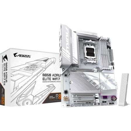 Placa Base Gigabyte B850 AORUS ELITE WIFI7 ICE Socket AM5 DDR5 PCIe 5.0