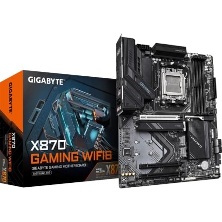 Placa Base Gigabyte X870 GAMING WIFI6 Socket AM5 DDR5 PCIe 5.0