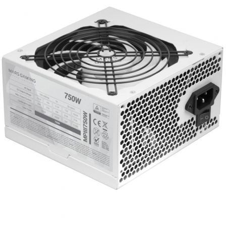 Fuente de Alimentación Mars Gaming MPIII750W 750W Blanca