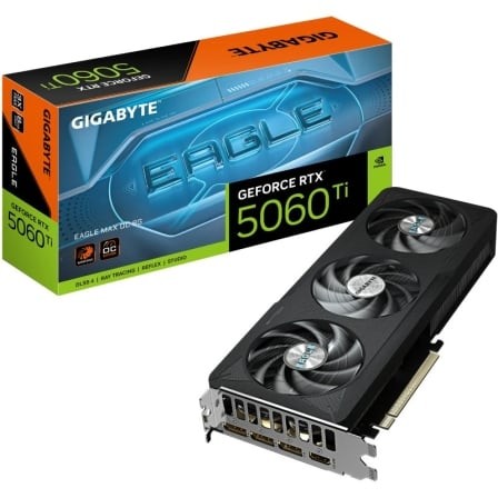Tarjeta Gráfica Gigabyte GeForce RTX 5060 Ti EAGLE MAX OC 8GB GDDR7