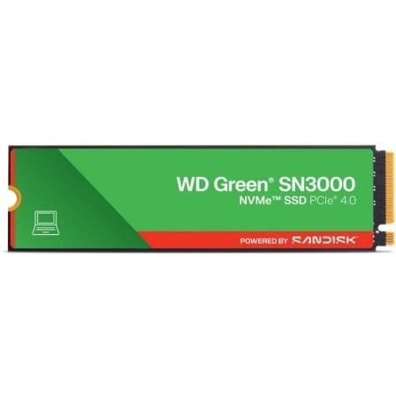 Disco SSD SanDisk WD Green SN3000 500GB M.2 2280 PCIe Gen4