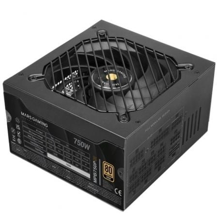 Fuente de Alimentación Mars Gaming MPB750PSI 750W ATX 3.1 PCIe 5.1 80 Plus Gold