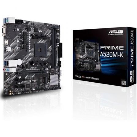 Placa Base Asus Prime A520M-K Socket AM4 DDR4 PCIe 3.0 Micro ATX