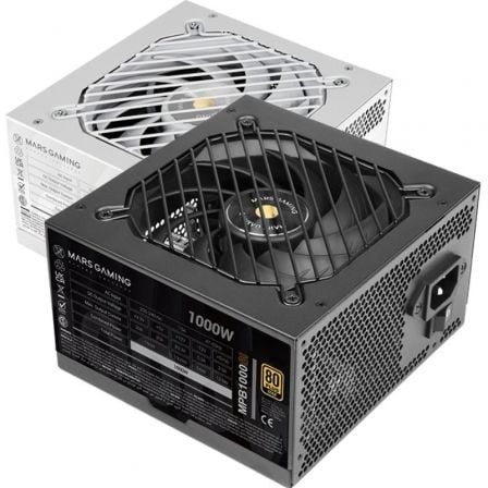 Fuente de Alimentación Mars Gaming MPB1000SI 1000W 80 Plus Gold