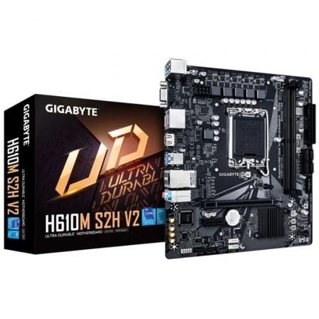 Placa Base Gigabyte H610M S2H V2 Socket 1700 DDR5 PCIe 4.0 Micro ATX
