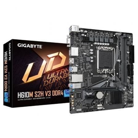 Placa Base Gigabyte H610M S2H V3 DDR4 Socket 1700 DDR4 PCIe 4.0 Micro ATX