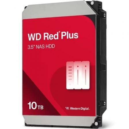 Disco Duro Western Digital WD Red Plus NAS 10TB 3.5" SATA III 512MB