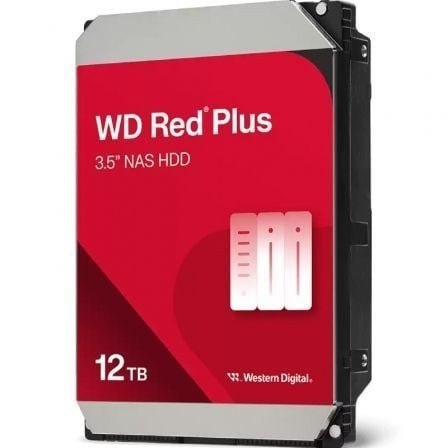 Disco Duro Western Digital WD Red Plus NAS 12TB 3.5" SATA III 512MB